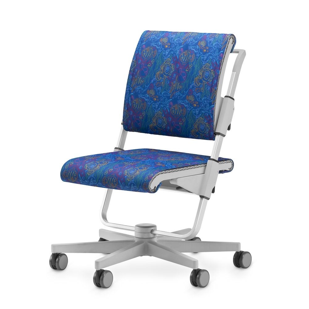 Moll Scooter Chair Grey - Portable Rolling Stool for Office, Workshop & Home Use - Ergonomic Seat with Wheels for Comfort & Mobility
