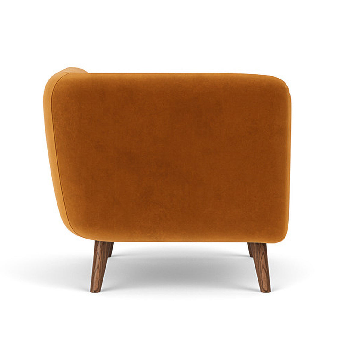 Alfred Fabric Right 1 Seater Modular Sofa - Modern Comfortable Single Chair for Living Room, Bedroom & Small Spaces
