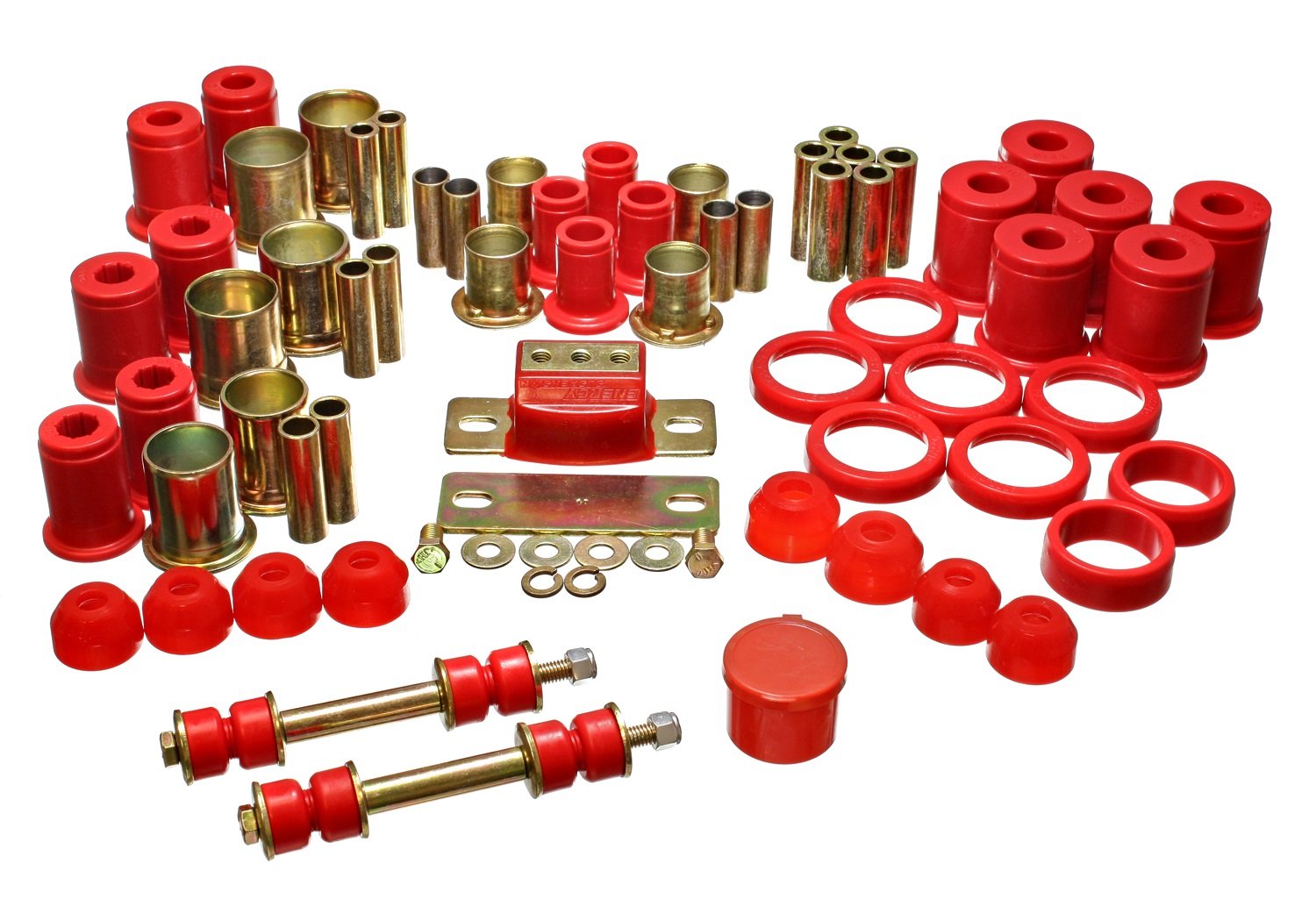 Energy Suspension 3.18120R Fullsize Polyurethane Bushing Master Kit for Chevy Silverado, Tahoe, Suburban - Improve Ride Quality & Reduce Vibration for Off-Road & Daily Driving