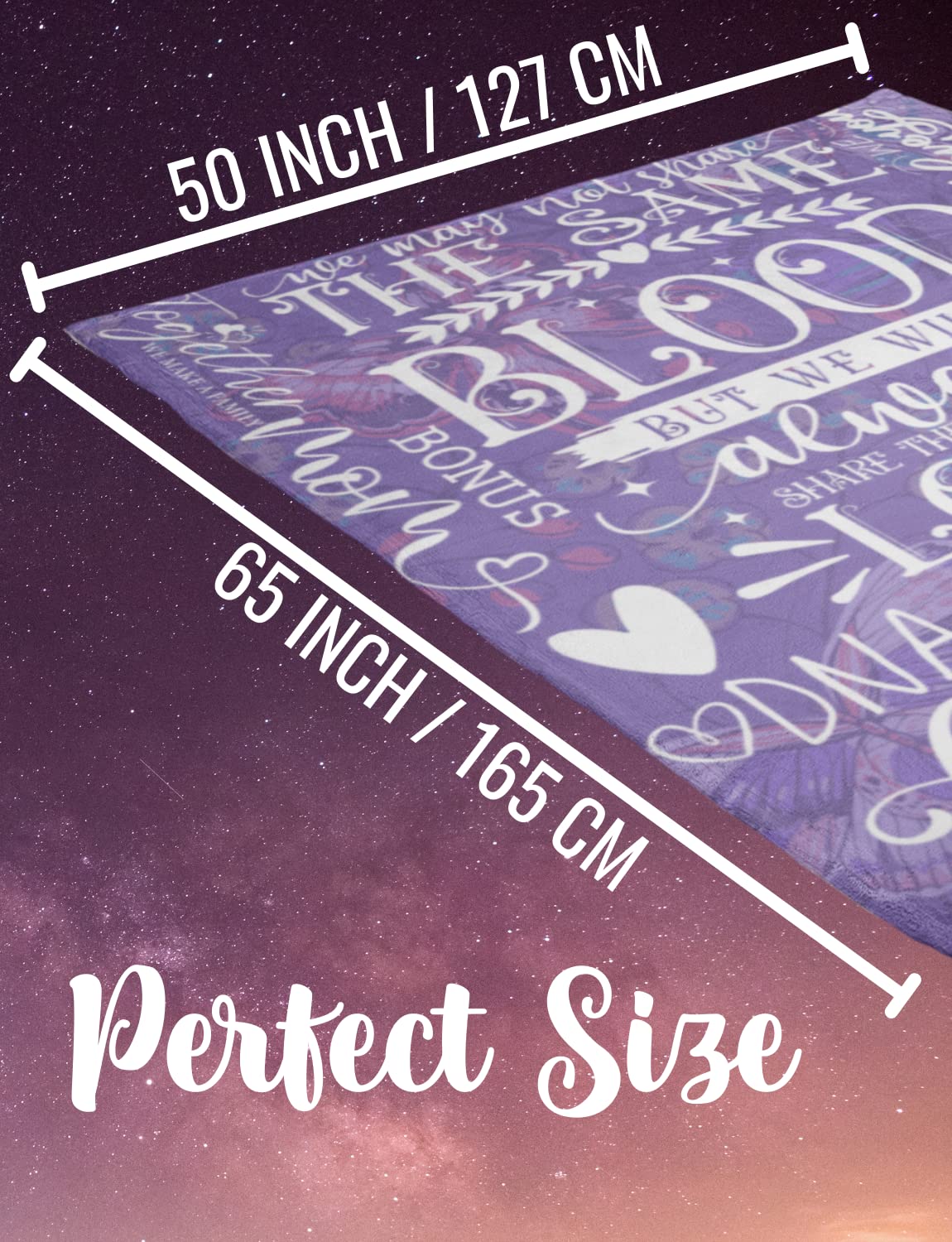 Premium Soft Throw Blanket for Bonus Mom & Stepmom - 50