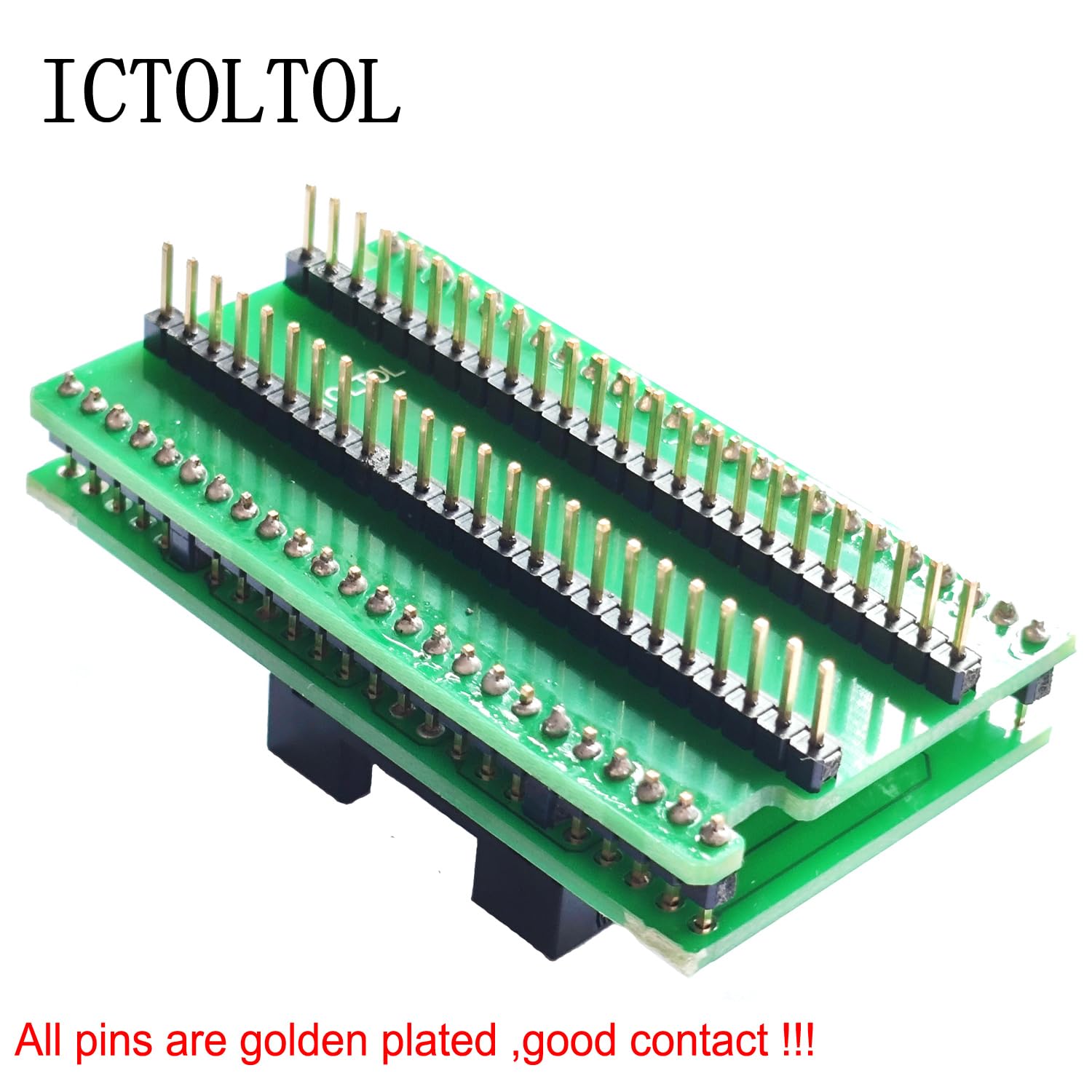 TSOP48 to DIP48 Socket Adapter for NAND NOR Flash EEPROM MCU - USB Programmer Circuit Board Converter for Memory Chip Burning and Testing