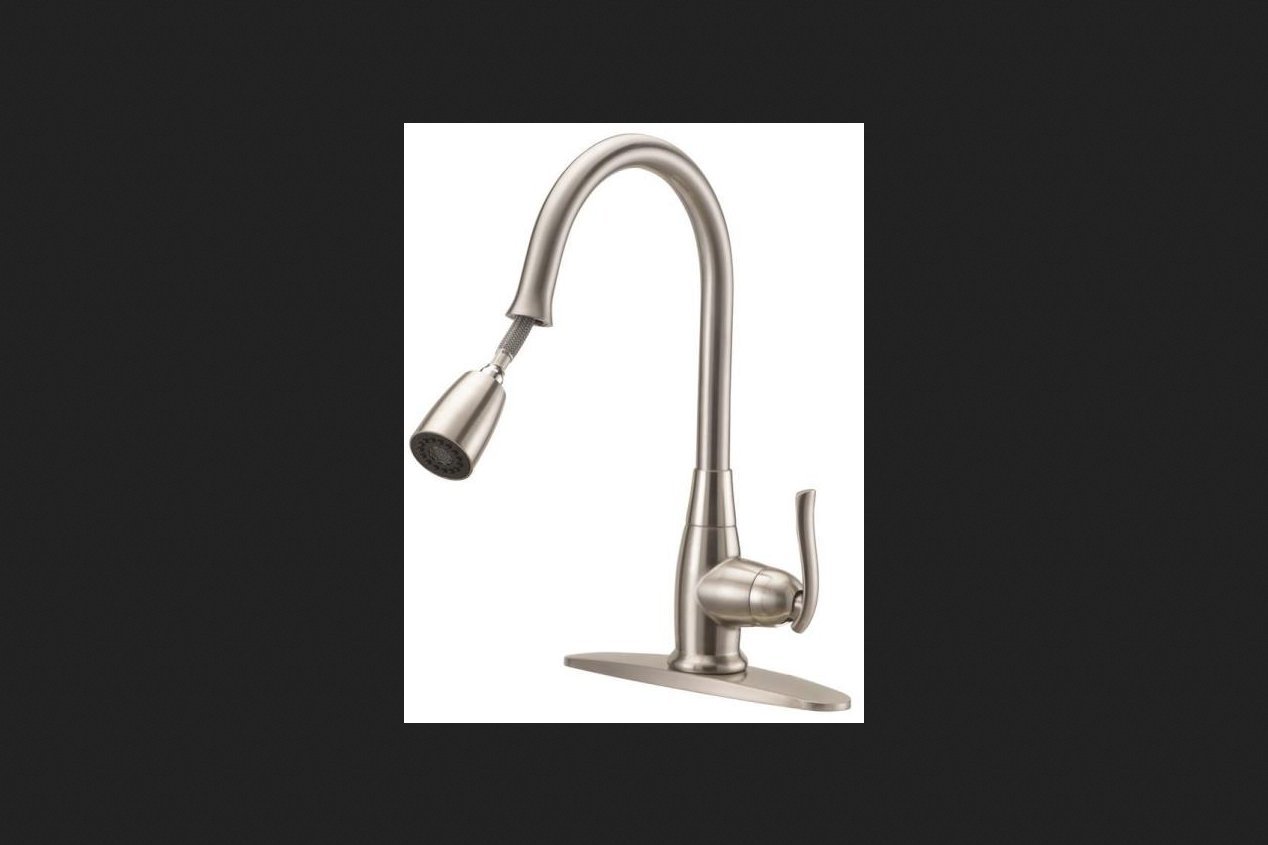 Bronze Nickel Pull Down Kitchen Faucet - High Arc Spout with Smooth Swivel Motion for Easy Washing & Cooking | Perfect for Modern & Farmhouse Style Sinks