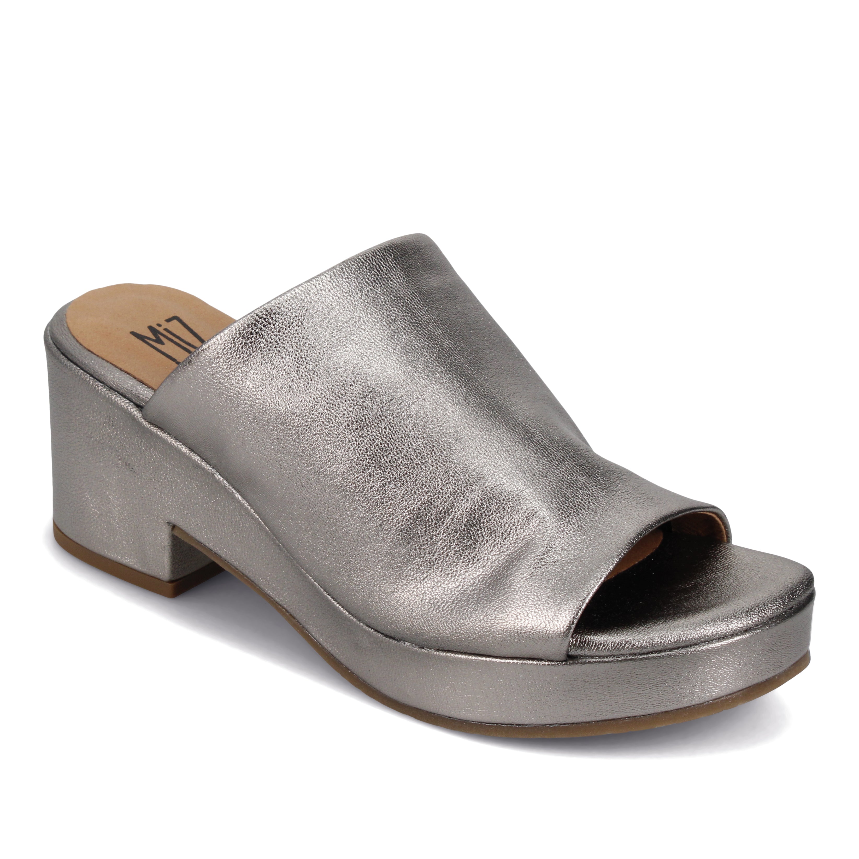 Gwen Heeled Slide Sandals for Women - Comfortable Summer Dressy Open Toe Shoes for Weddings, Parties & Beach Outings