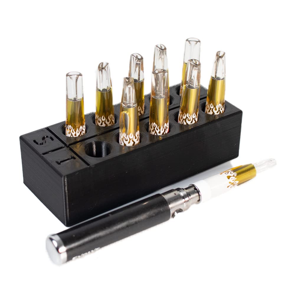 510 Cartridge Holder & Desk Organizer for Vape Pens, Pencils & Office Supplies - Perfect for Home Office, Dorm Room & Workspace Organization