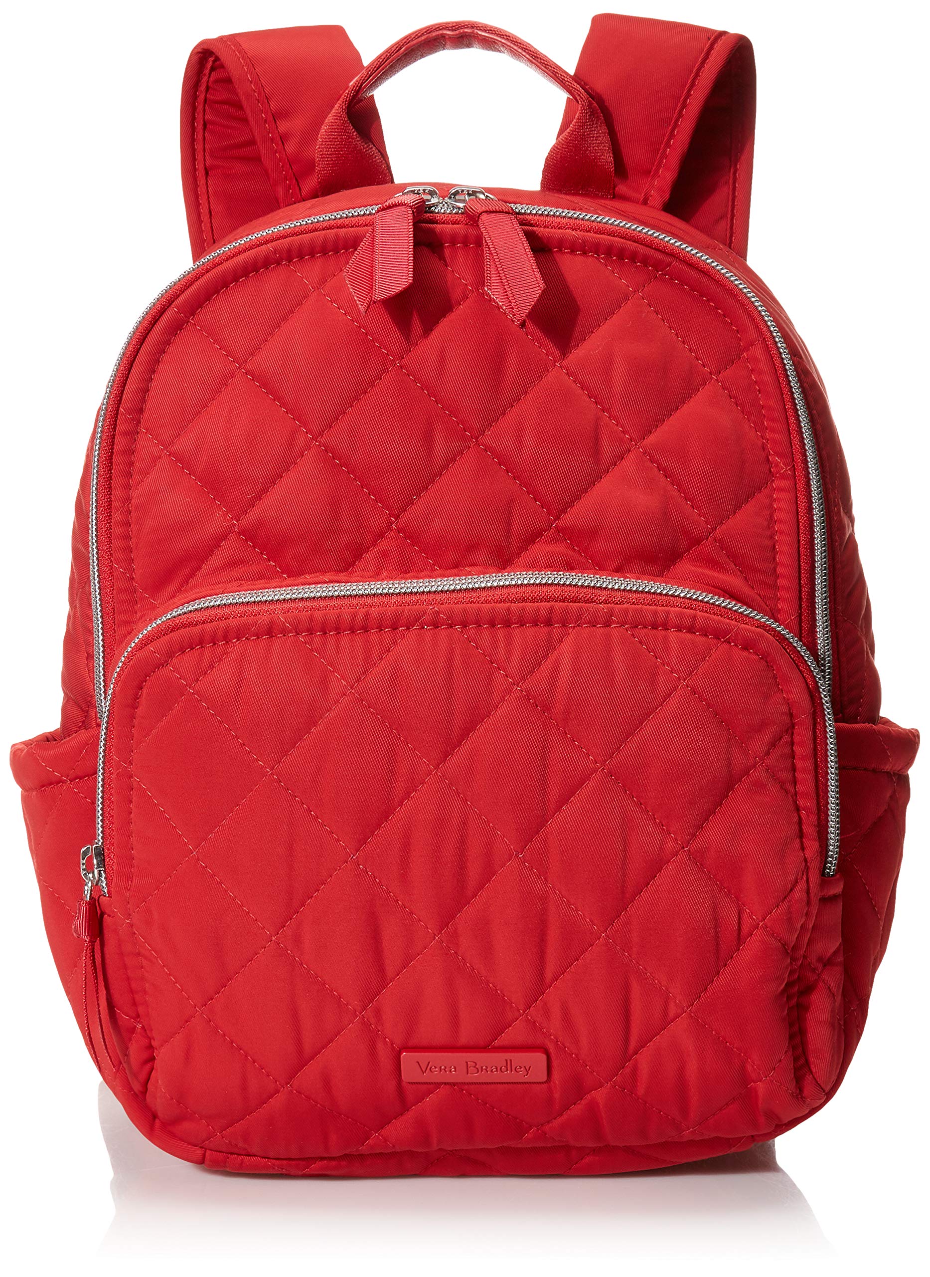 Vera Bradley Women's Small Performance Twill Backpack - Lightweight Bookbag for School, Work & Travel | Durable Laptop Bag for College Students & Professionals