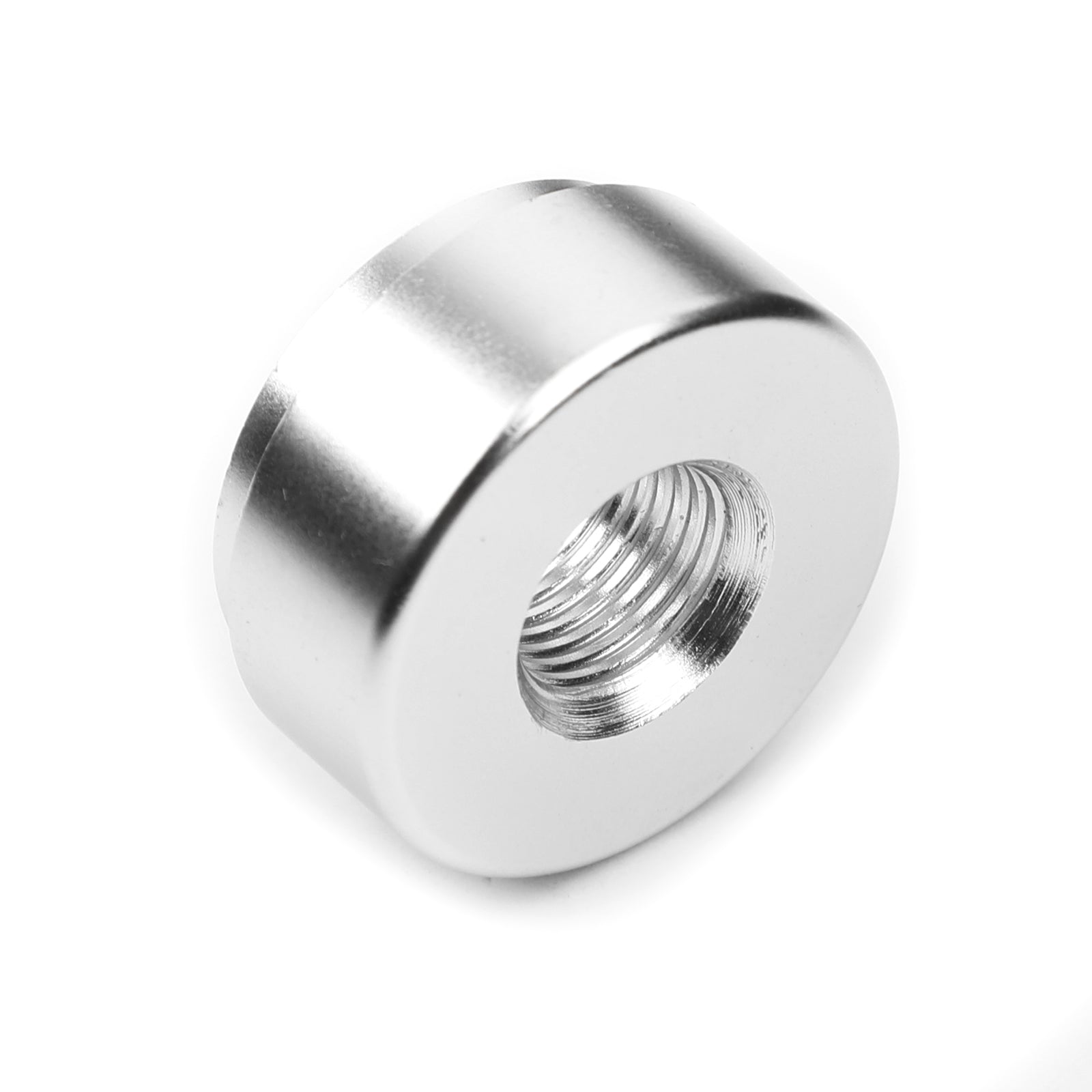 1/8 NPT Female Aluminum Weld On Bung Fitting - High Quality Weldable Pipe Connector for Fuel, Oil & Water Systems - Automotive, Plumbing & Industrial Applications