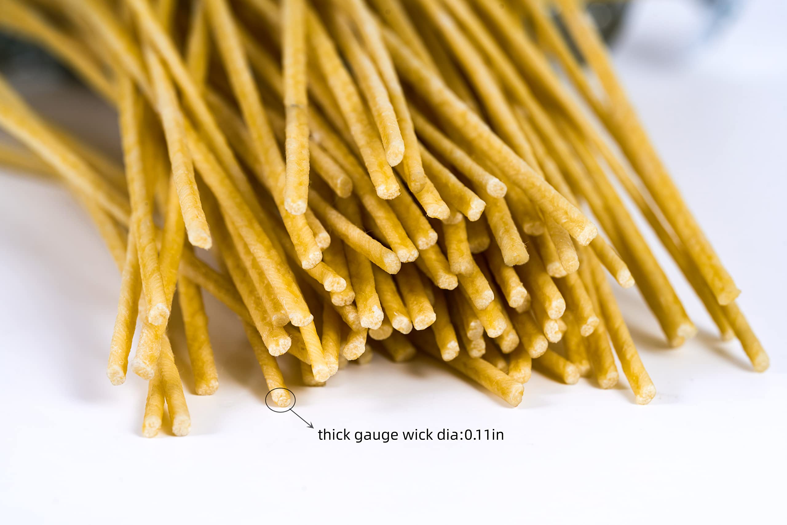 Organic Beeswax Hemp Wicks 6 Inch - 100 Pack Natural Braided Candle Wicks for DIY Candle Making, Handmade Candles, Wax Melts & Aromatherapy - Perfect for Home Decor, Gifts & Relaxation