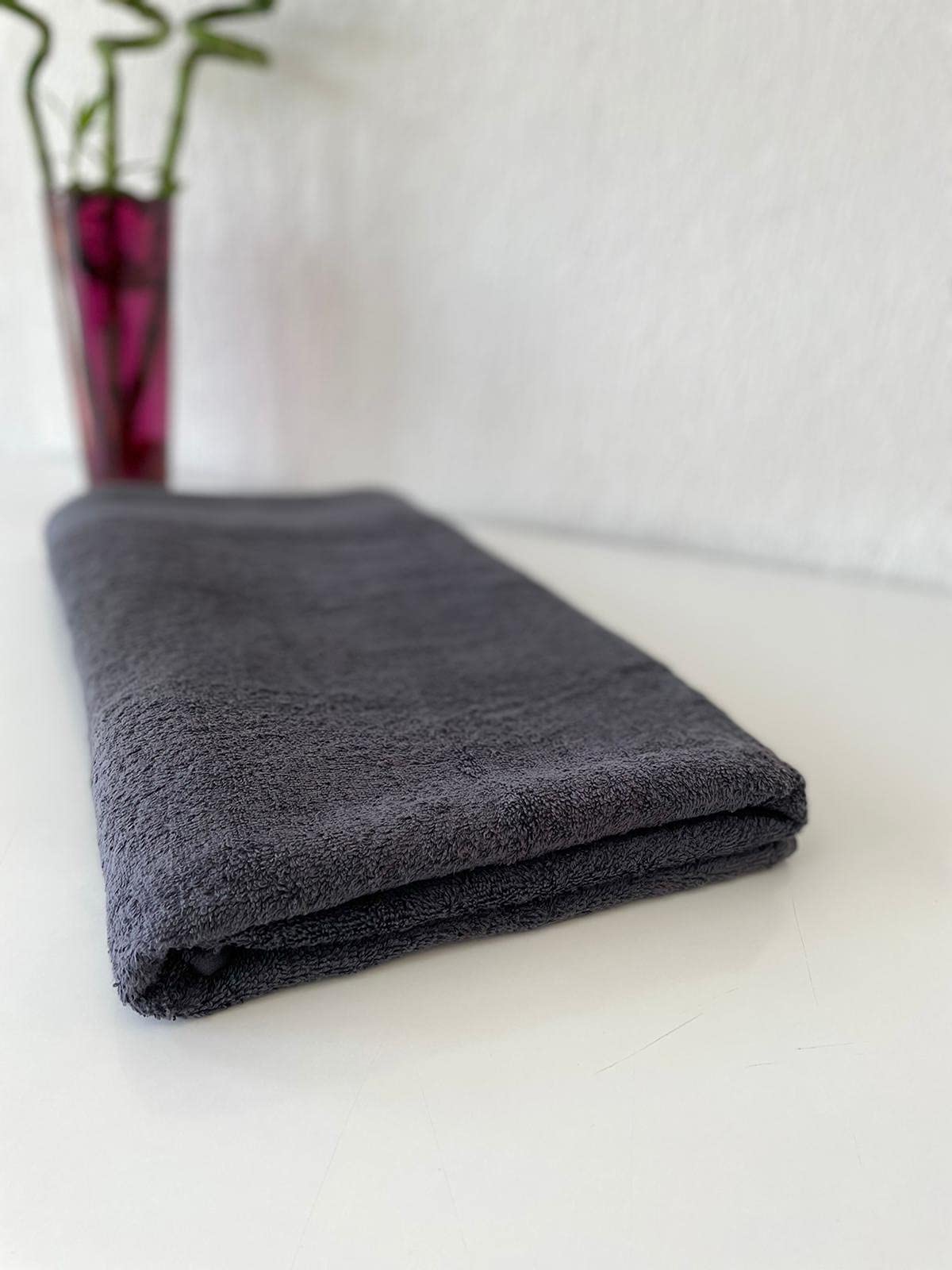 Premium Extra Large Bath Towels Set of 4 - 100% Turkish Cotton Oversized 35x80 Inch Bath Sheets - Ultra Soft & Highly Absorbent Grey Towels (1000g Heavyweight) - Perfect for Spa, Beach, Gym & Luxury Bathroom Use