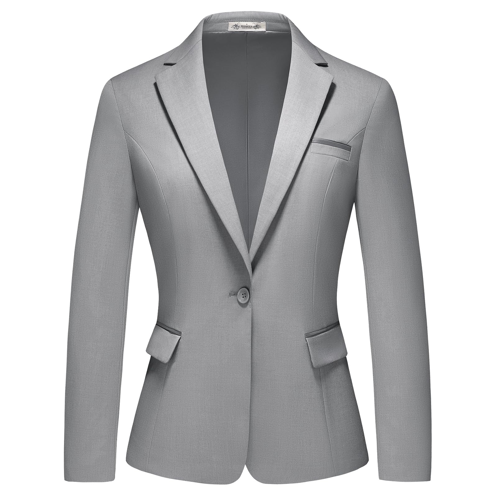 Professional Women's 2-Piece Pant Suit Set - MODFUL Business Office Work Attire for Women | Formal Workwear, Job Interviews & Corporate Events