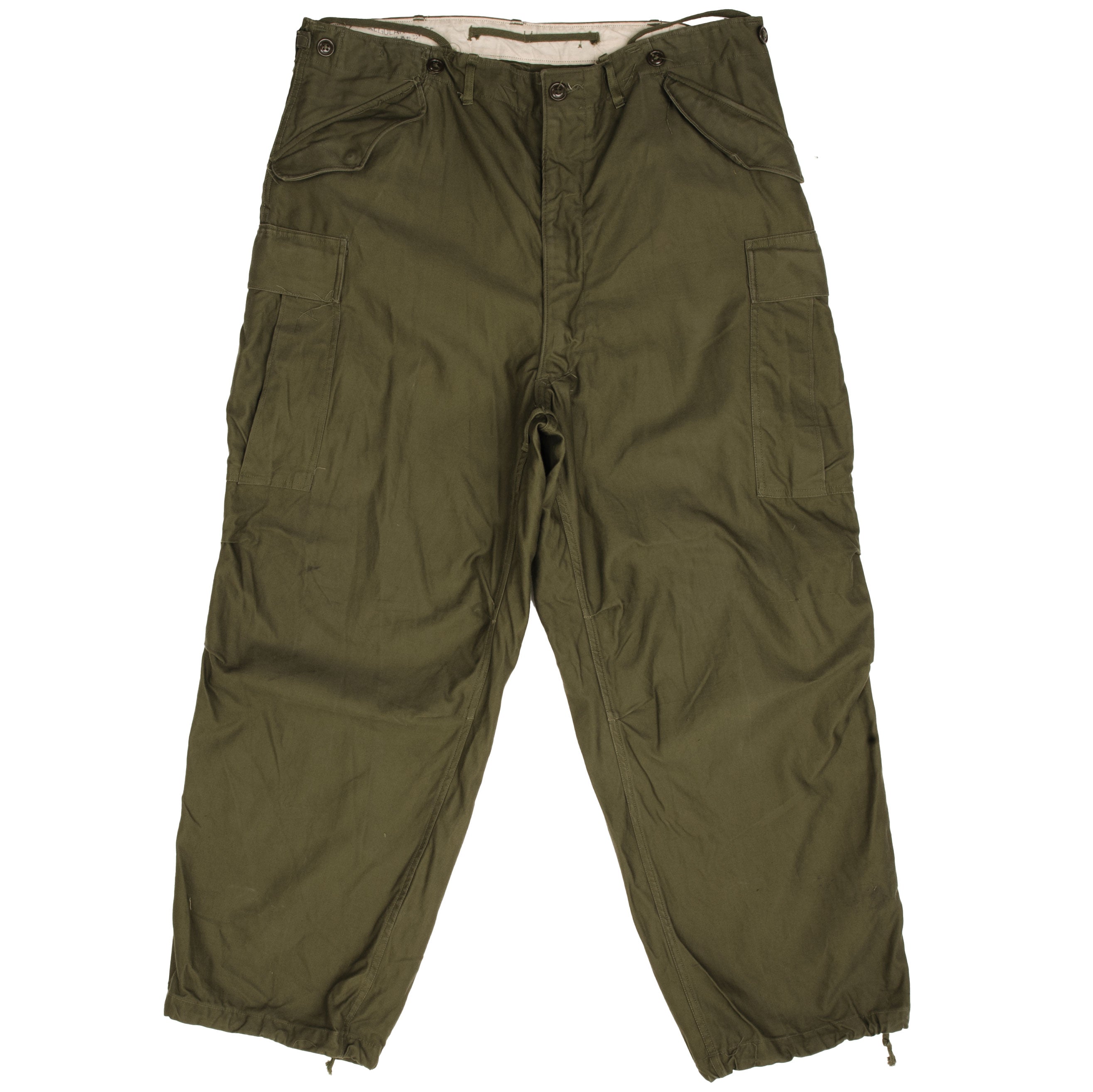 Vintage US Army M51 Field Pants - Korean War Era Military Trousers (Size W40 L30) - Durable Tactical Pants for Outdoor Adventures, Hiking & Reenactments