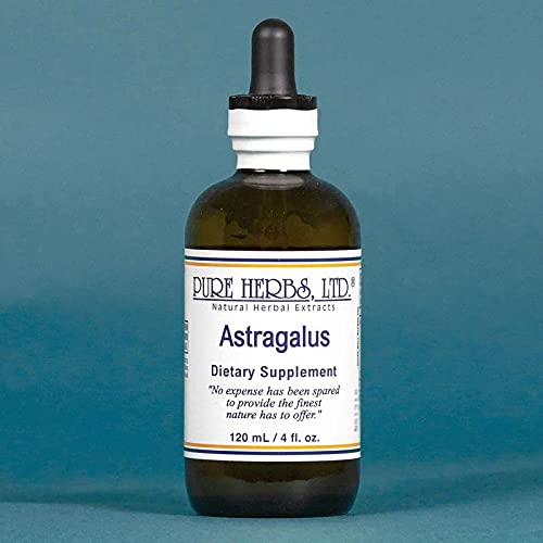 Pure Herbs Astragalus Root Powder 4 oz | Organic Herbal Supplement for Immune Support & Energy Boost | Perfect for Tea, Smoothies & Wellness Recipes