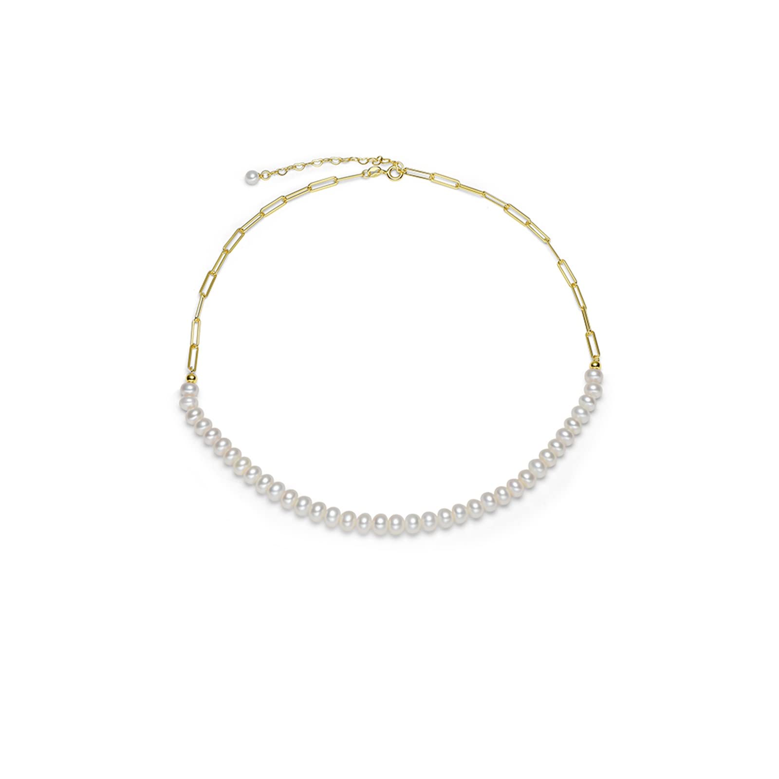 Elegant 6-7mm Freshwater Pearl Necklace for Women | Fashionable Pearl Jewelry Gift | Perfect for Weddings, Parties & Everyday Wear