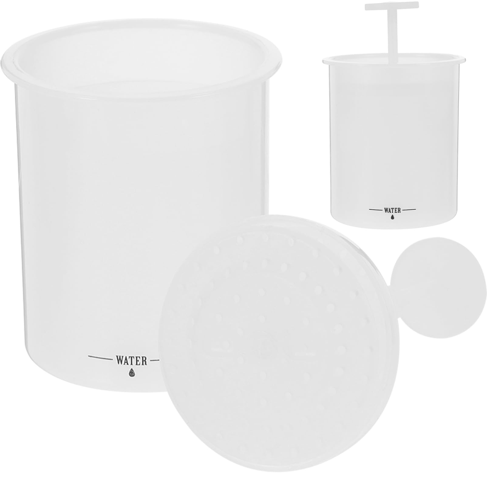 2PCS Facial Foam Maker Machine - Bubble Foam Cup for Deep Cleansing, Skincare & Face Wash - Plastic White | Perfect for Daily Facial Cleansing, Spa & Beauty Routine
