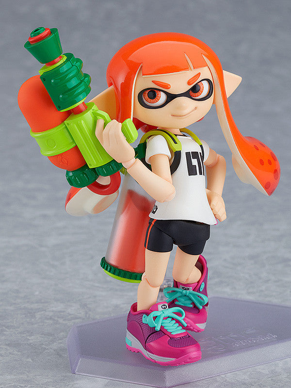 Figma #400 DX Splatoon Girl Inkling Action Figure - Collectible Anime Model for Gaming Fans & Decor