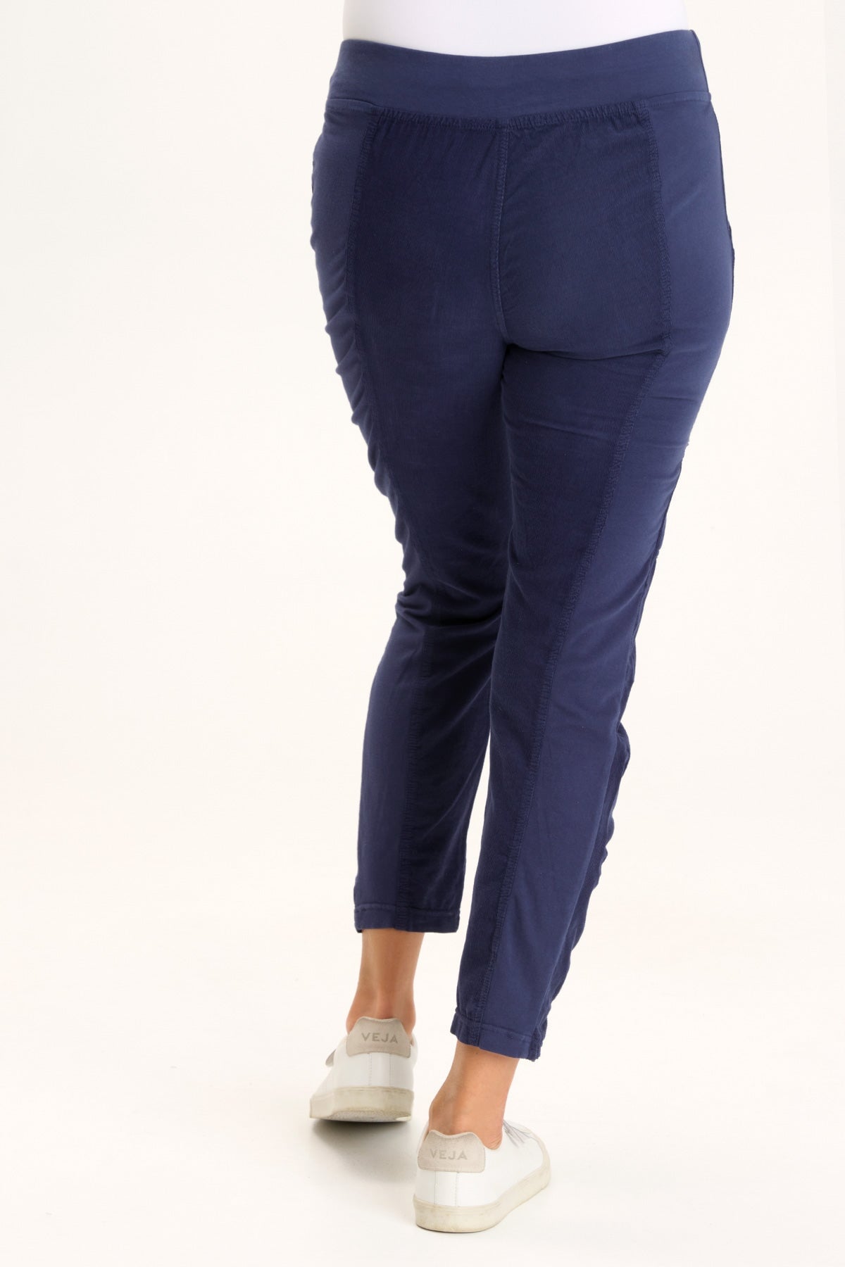Cord Malanda Pants for Women - Comfortable Stretch High Waisted Trousers for Work, Office & Casual Wear | Perfect for Business, Travel & Everyday Outfits