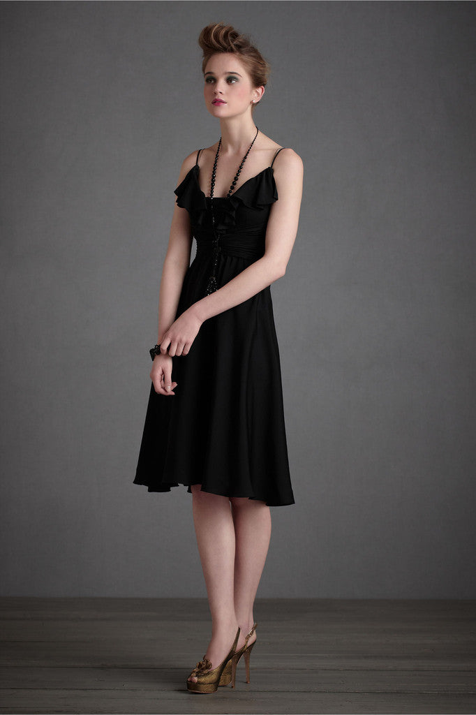 BHLDN Couplet Dress - Elegant Black Wedding Guest Dress for Special Occasions & Evening Events