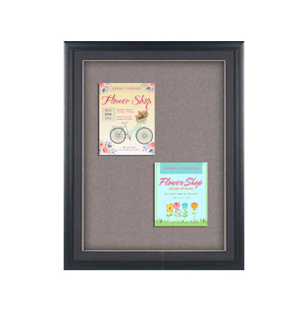 Premium 11x17 Wooden Cork Bulletin Board with Swing Frame - Quick Change Design for Home, Office & Classroom Organization - Wall Mounted Message Board for Notes, Photos & Reminders