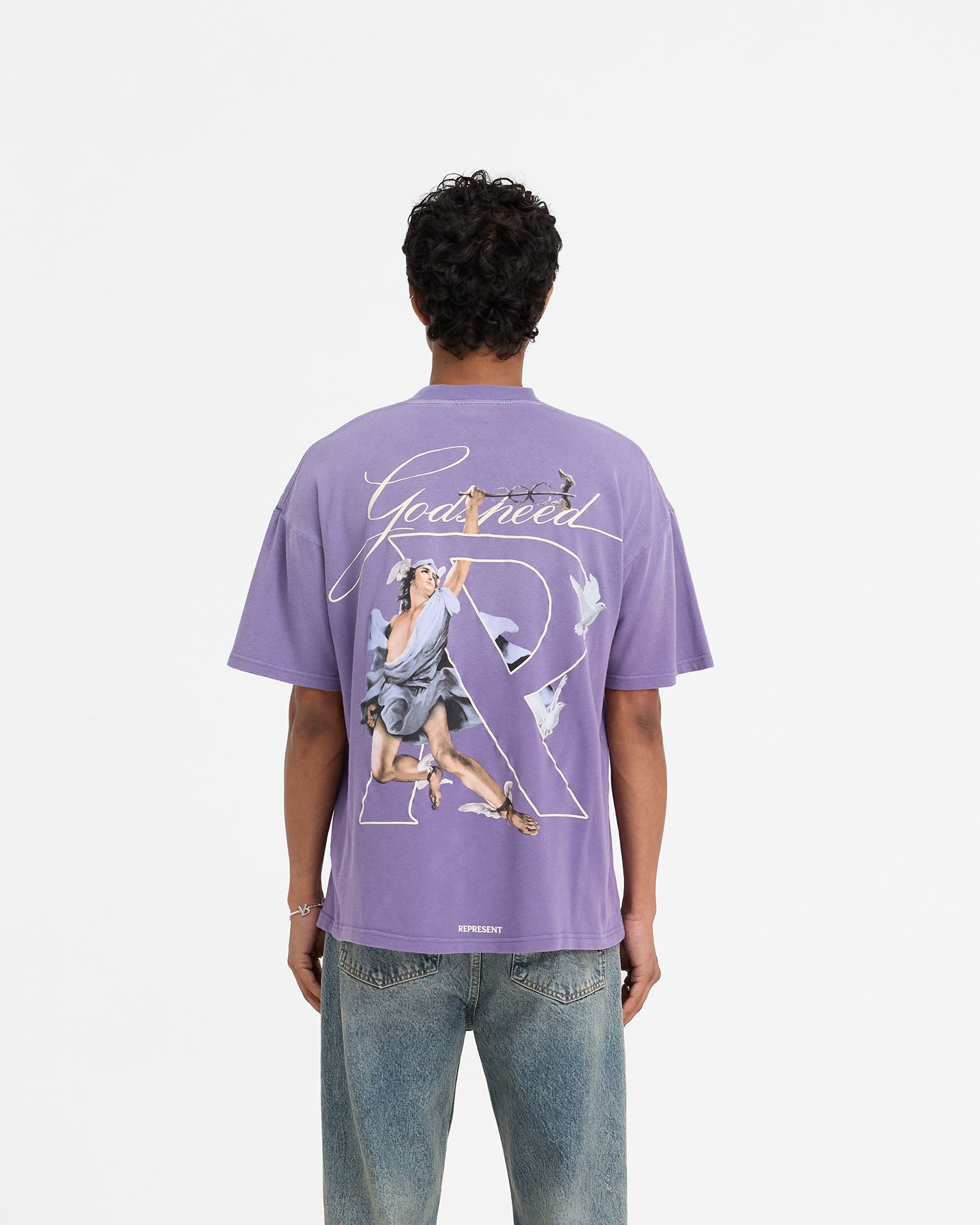 Hermes Purple T-Shirt for Men & Women - Premium Cotton Comfort Fit Tee - Perfect for Casual Wear, Outings & Everyday Fashion