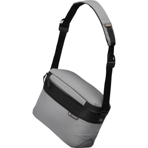 Nomatic LUMA Camera Sling Bag (12L, Stone Gray) - Waterproof & Lightweight DSLR Camera Bag for Photographers, Travel & Outdoor Adventures