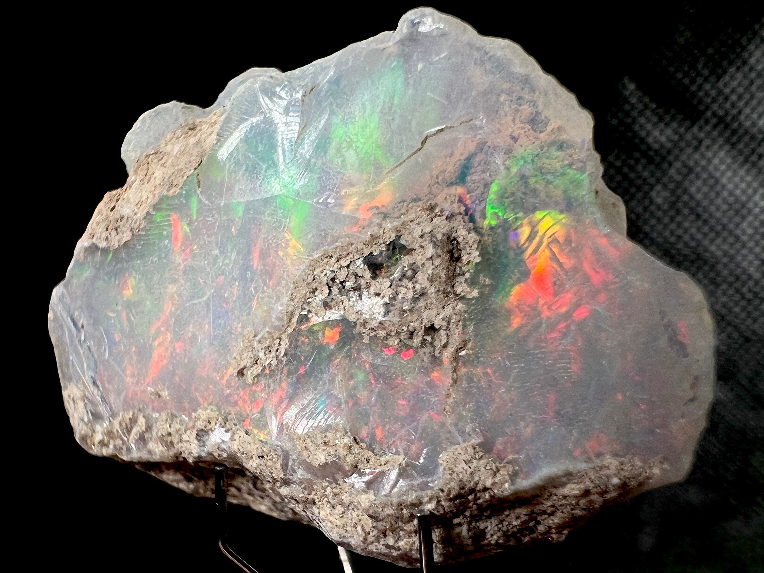 Premium 4A+ Welo Opal Raw Crystal - Natural Cutting Grade Opal Gemstone, October Birthstone for Jewelry Making & Collectors (50656) - Perfect for Rings, Necklaces & Healing Crystals