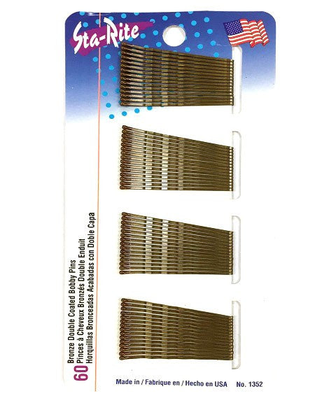 Bobby Pins for Hair - Strong Hold Hair Clips for Women & Girls - Perfect for Updos, Braids, and Styling - 100-Pack Black Hairpins