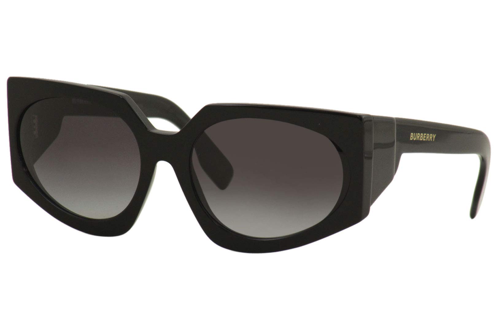 BURBERRY BE 4306 30018G Black Sunglasses for Women & Men - Luxury Polarized UV Protection - Perfect for Driving, Beach & Outdoor Activities
