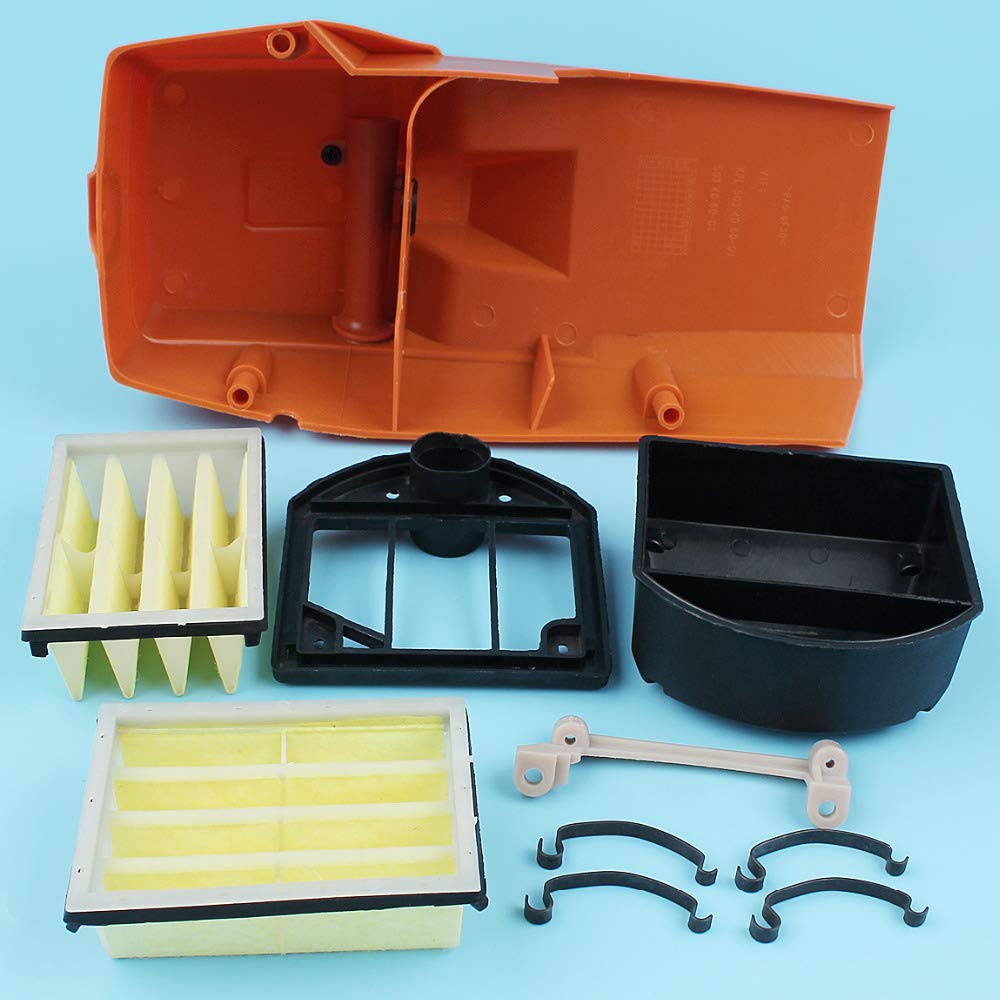 Husqvarna 268 272 272 XP Chainsaw Engine Cylinder Cover Air Filter Clip Bracket (Part #503406001) - Durable Replacement Tool for Forestry & Woodcutting