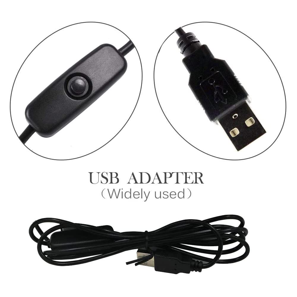 YSY White LED Taxi Light Sign for Car Window - 12V DC Charger & USB Switch - Flashing Hook Decor for Taxi, Uber, Lyft Drivers - Perfect for Night Shifts & Ride-Hailing Services