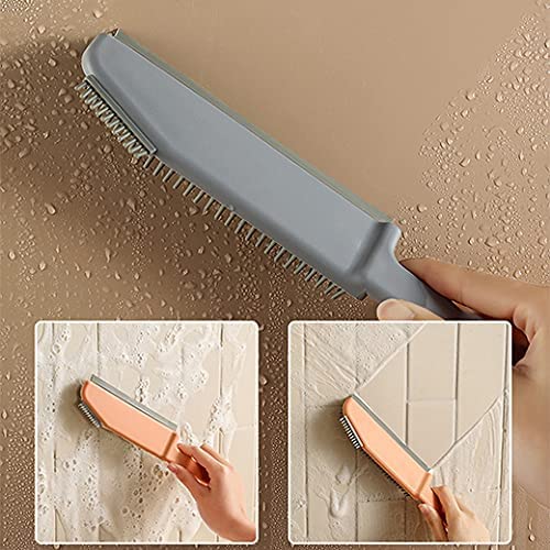 Ritmo 3-in-1 Multifunctional Cleaning Brush for Kitchen, Bathroom, Countertop, Floor & Window - Silicone Scrub Brush with Crevice Cleaner & Scraper - Perfect for Deep Cleaning Tiles, Grout, Sinks & Hard-to-Reach Areas