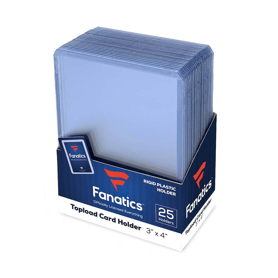 Fanatics 35pt 3 x 4 Top Loader Card Protector - Premium Trading Card Storage for Sports, Pokemon & MTG - Perfect for Collectors & Display Cases