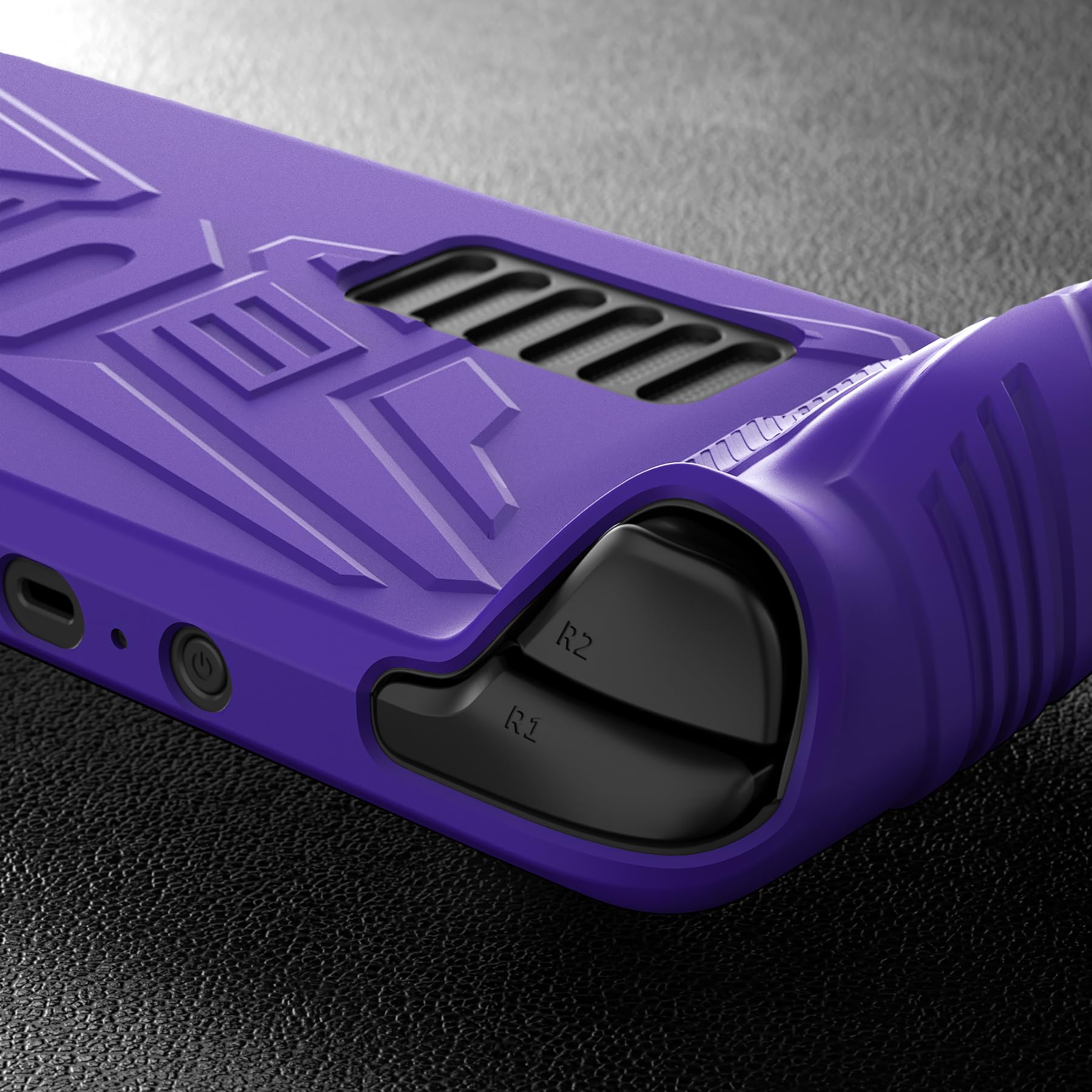 PlayVital Protective Silicone Case Cover for Steam Deck - Shockproof & Anti-Slip Grip - Perfect for Gaming, Travel & Daily Use