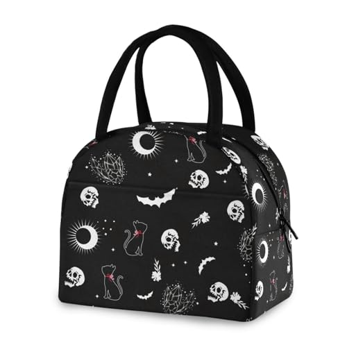 Skull Cat Moon
