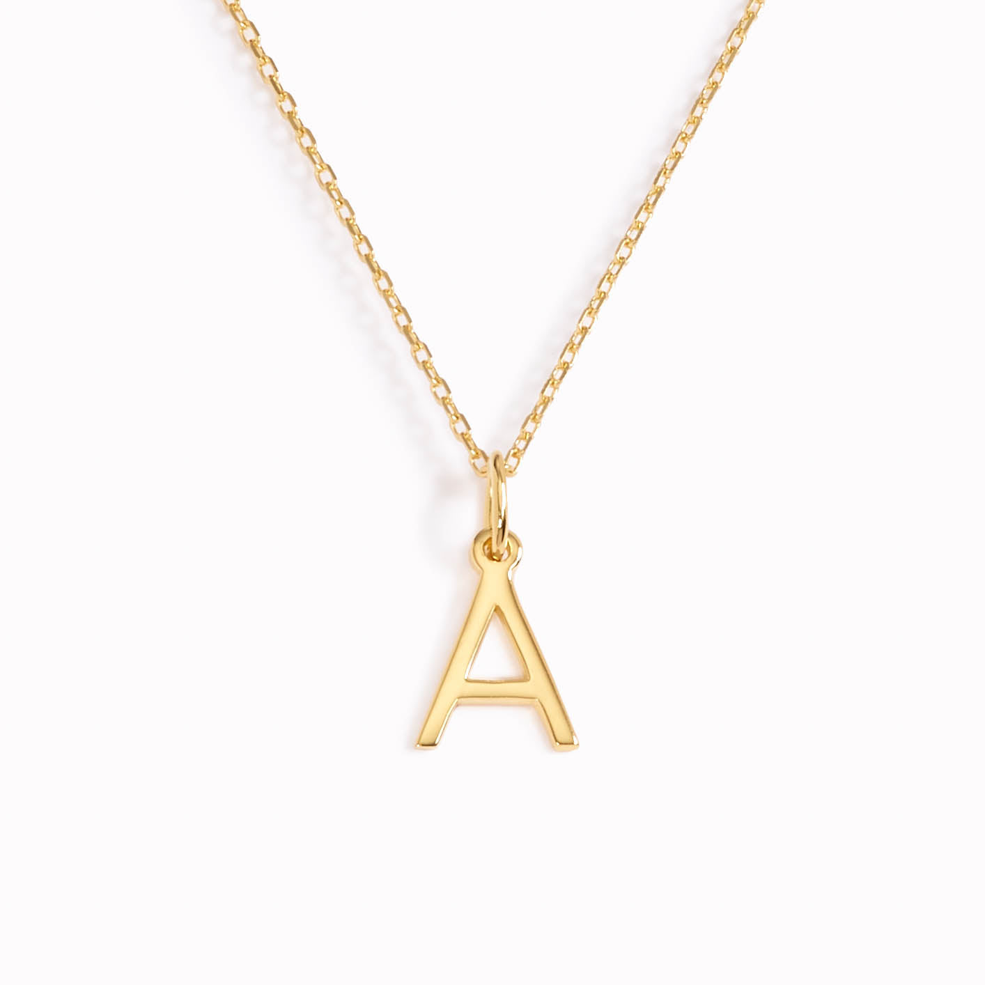 Personalized Gold Initial Necklace for Women - Custom Name Letter Pendant Jewelry Gift for Her - Perfect for Birthdays, Anniversaries & Everyday Wear