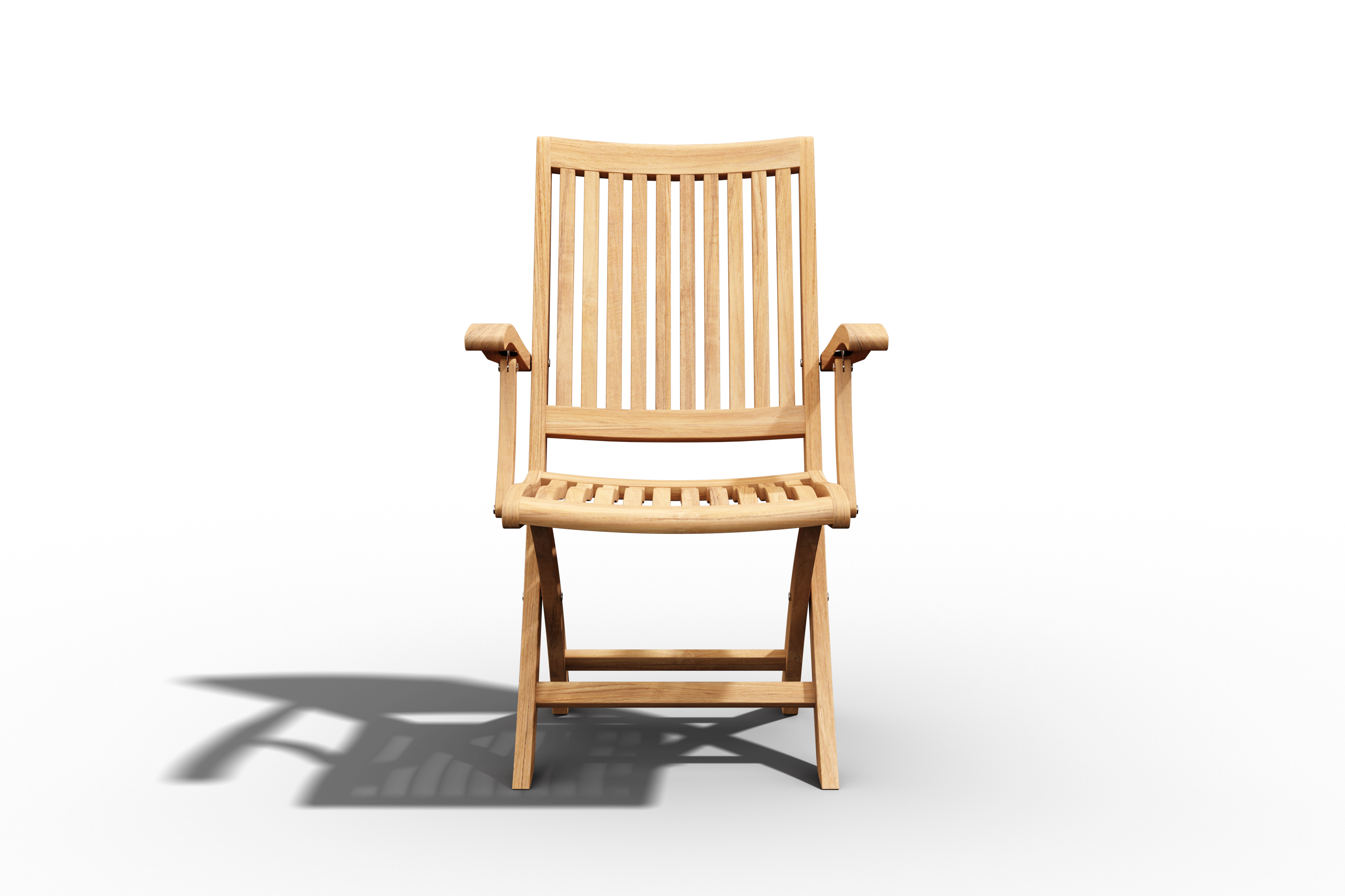Felice Teak Outdoor Dining Folding Armchair - Weather-Resistant Patio Furniture for Garden, Poolside & Backyard Relaxation