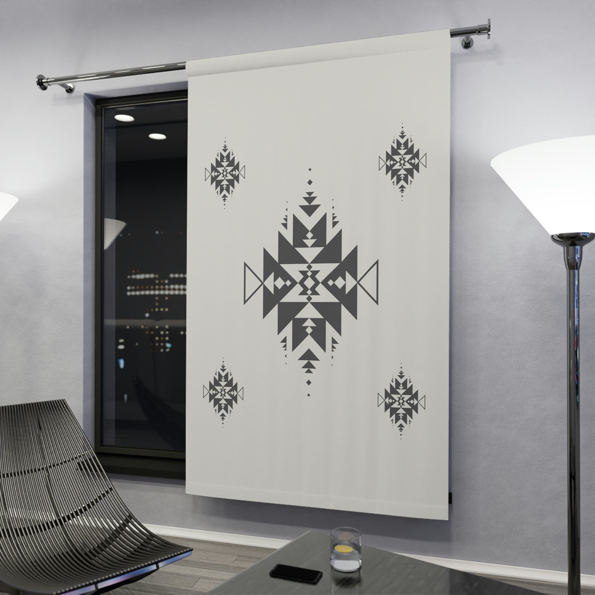 Blackout Curtains for Bedroom - Southwestern Sand Dune Print Polyester Window Drapes (50x84 Inches, 1 Panel) | Perfect for Home Decor, Nursery & Light Blocking