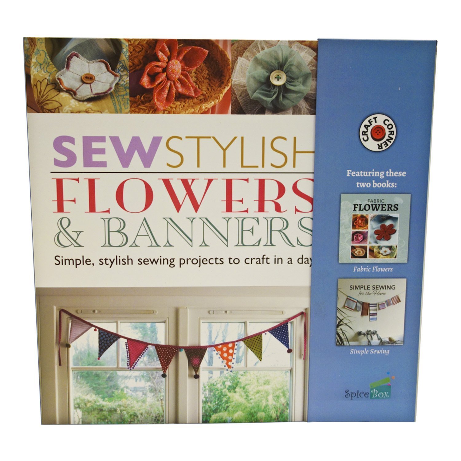 SpiceBox Multicolor Sewing Kit for Beginners - Complete DIY Craft Set with Needles, Thread & Buttons - Perfect for Home, School & Travel Projects