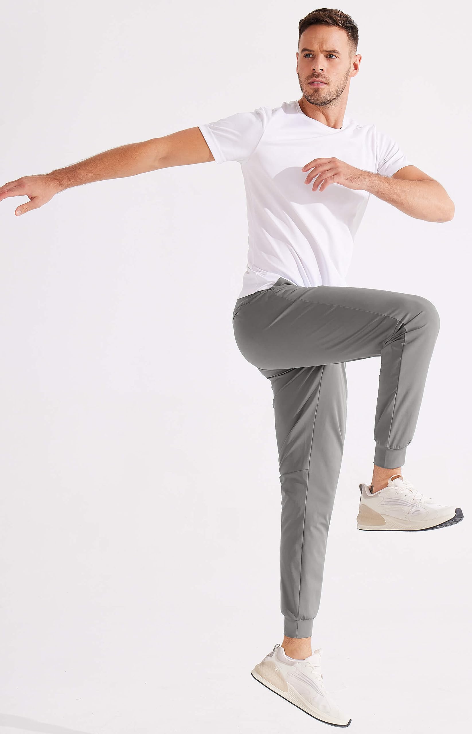 Libin Men's 4-Way Stretch Golf Joggers with Pockets - Slim Fit Work Dress Pants & Athletic Casual Sweatpants for Men | Perfect for Golf, Office, Gym & Everyday Wear