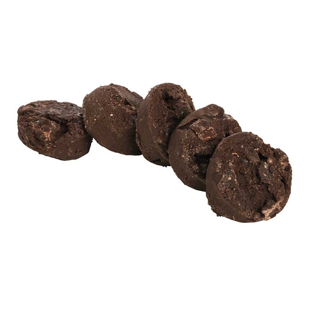 Otis Spunkmeyer Double Chocolate Brownie Cookie Dough - 1.33oz (240 Count) - Perfect for Baking, Parties & Dessert Lovers