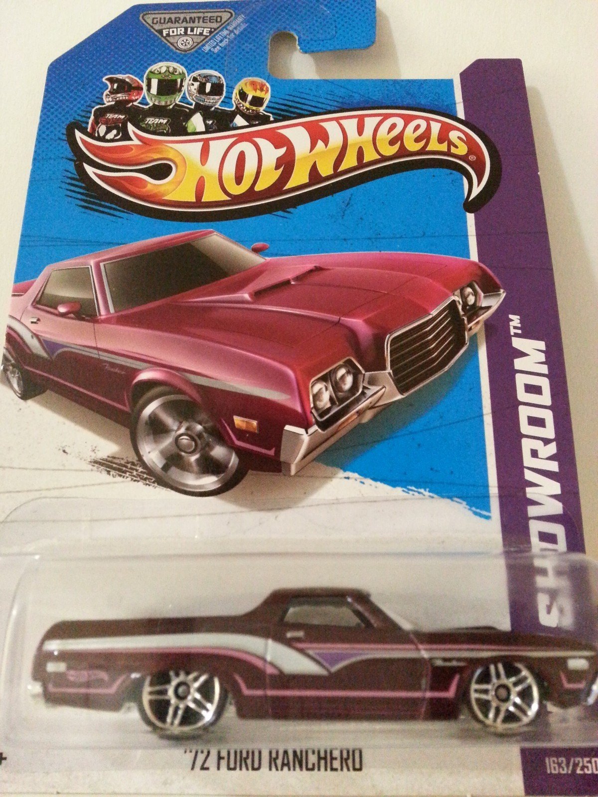 Hot Wheels HW Showroom 72 Ford Ranchero Dark Maroon #163/250 - Limited Edition Die-Cast Car for Collectors & Kids - Perfect for Display, Play & Gifts