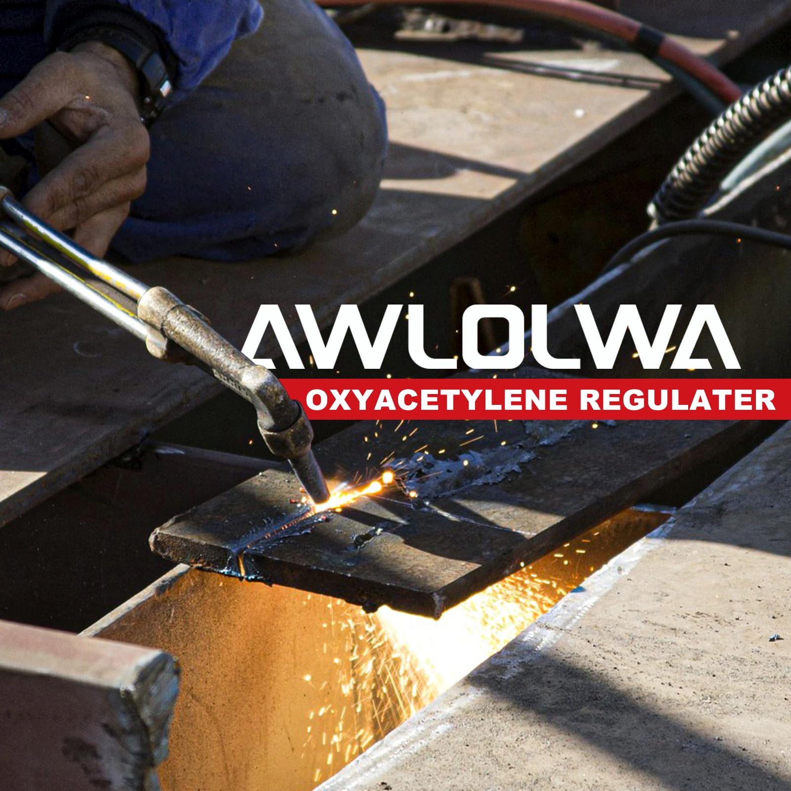 Oxygen Regulator for Medium Duty Welding Torch - CGA540 Compatible - Perfect for MIG, TIG & Oxy-Acetylene Welding Projects