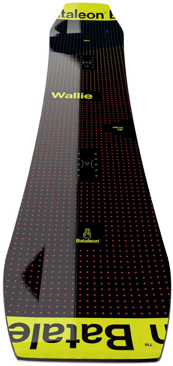 Bataleon Wallie Snowboard 2024 - All-Mountain Freestyle Snowboard for Men & Women | Perfect for Park, Powder & Groomers | Lightweight & Durable Design