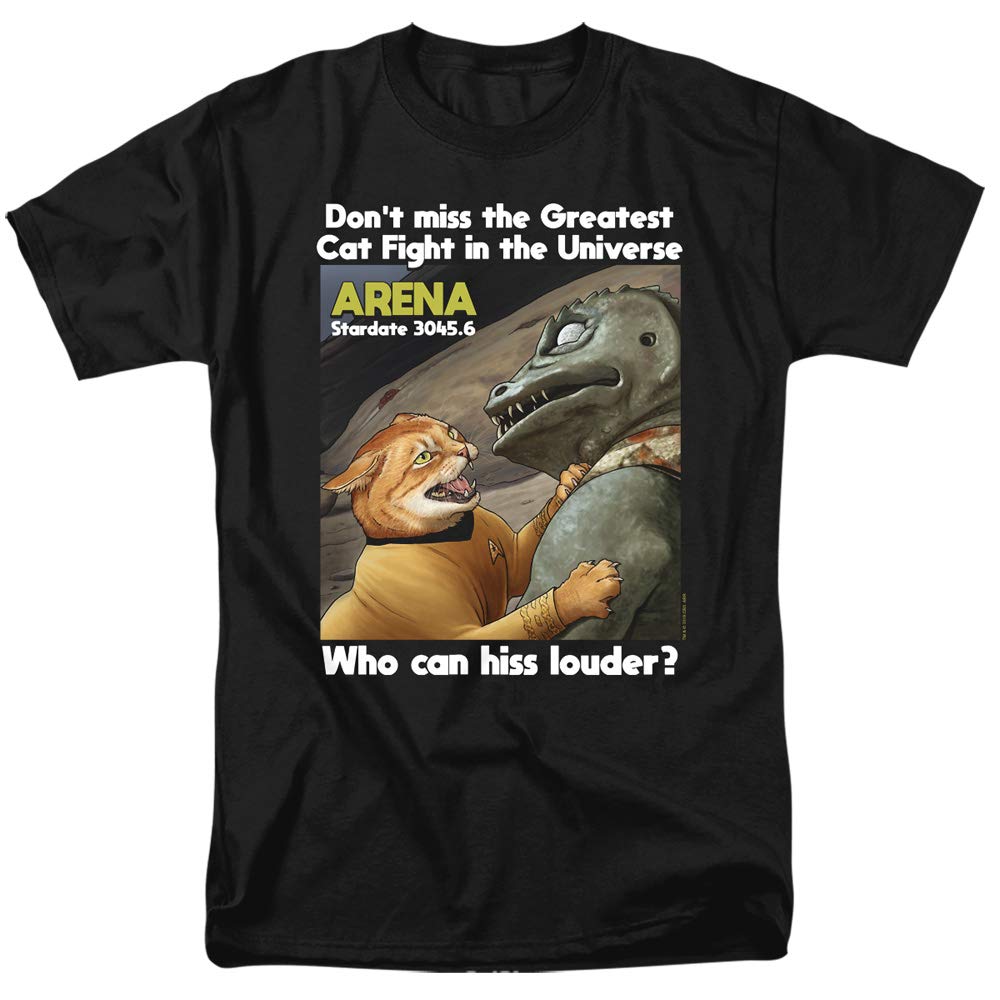 Star Trek Cat Fight Unisex T-Shirt for Men & Women | Sci-Fi Pop Culture Tee | Perfect for Cosplay, Conventions & Everyday Wear