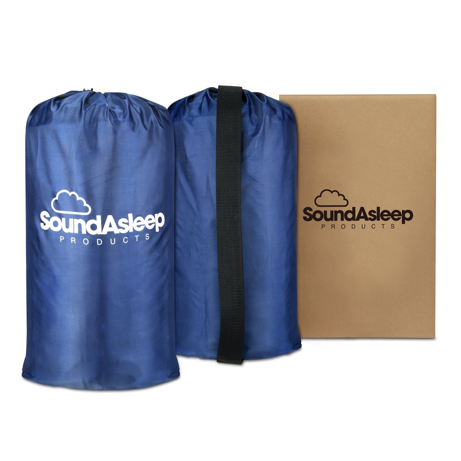 SoundAsleep Camping Series Air Mattress - Eco-Friendly PVC Material with Built-in Rechargeable Pump - Twin Size for Outdoor Adventures & Guest Bedding