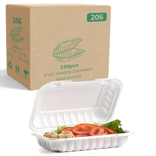 9x6 inch White 150 pack