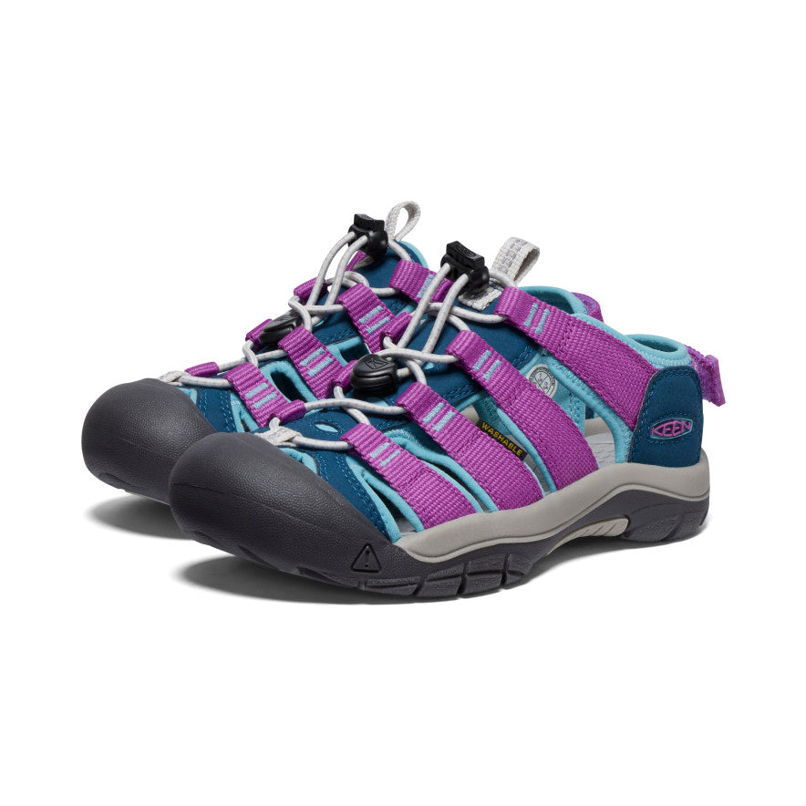 Newport Boundless Sandal for Big Kids - Comfortable Legion Blue/Willowherb Water Shoes | Perfect for Beach, Pool, and Outdoor Adventures