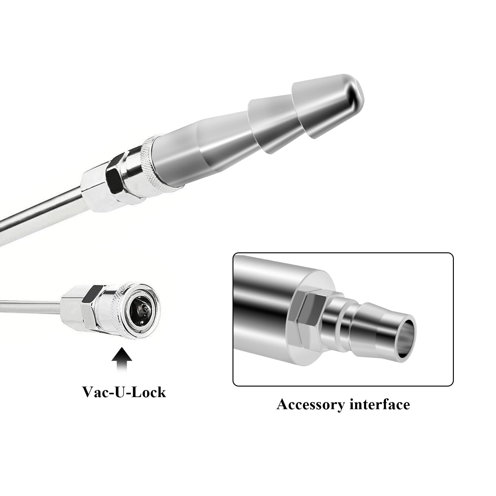 Samko Sex Machine Attachment - Quick Air Connector for Sex Machines - Fast & Secure Connection - Perfect for Adult Toys & Pleasure Devices (Use with Sex Machines, Pumps & Adult Accessories)