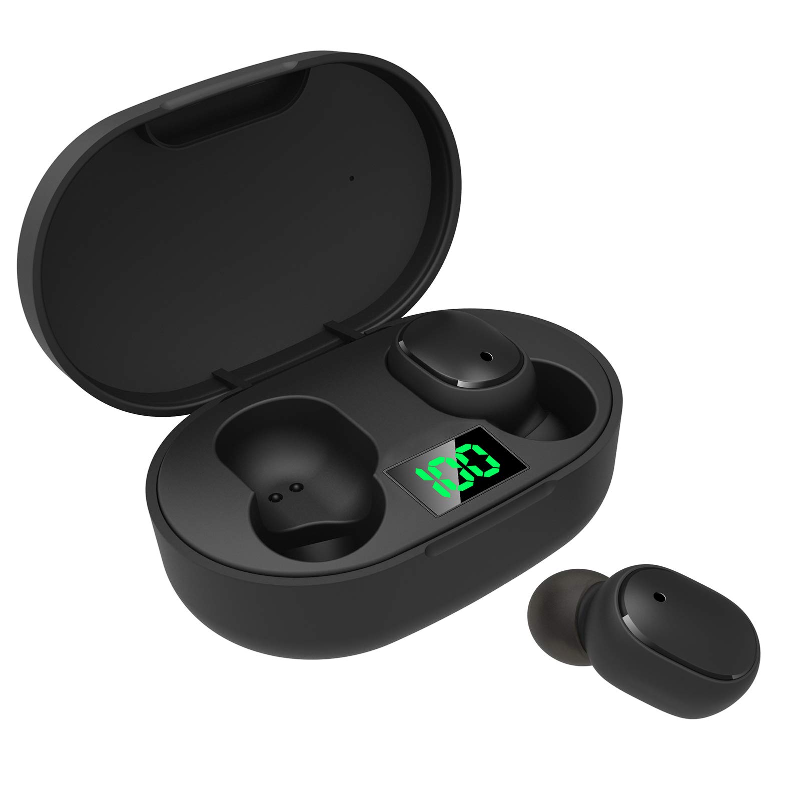 Wireless Sports Earbuds, Lightweight Bluetooth Headphones with Stereo Sound, Sweatproof Running Earphones for Gym, Workout, Jogging & Outdoor Activities