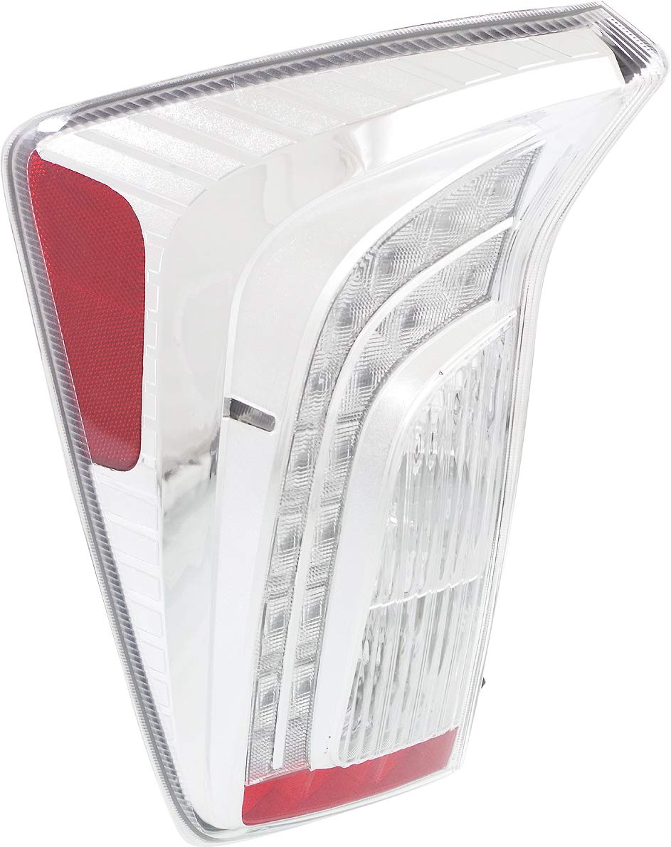 Evan-Fischer CAPA Certified Tail Light Assembly for 2012-2015 Toyota Prius Plug-In - Left Driver Side Replacement Part | Perfect for Night Driving Safety & Vehicle Restoration Projects