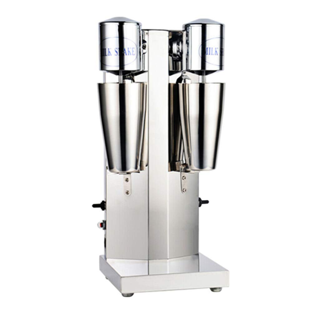180W Dual Head Commercial Milkshake Maker - High Speed 18000RPM Electric Drink Mixer for Smoothies, Shakes & Frozen Drinks - Perfect for Restaurants, Cafes & Home Use
