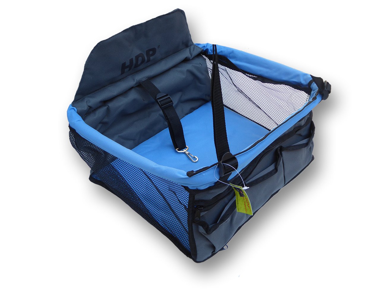 Premium HDP Car Deluxe Lookout Booster Seat for Kids - Comfortable & Safe (Blue) - Perfect for Travel, School, and Family Road Trips